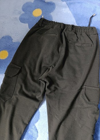 Erkek hakı yeşili Rahat Kesim Outdoor Eşofman pantolon - Görsel 5