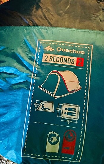  Beden Quechua 2 kişilik sıfır çadır