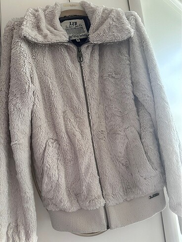 Peluş ceket mont