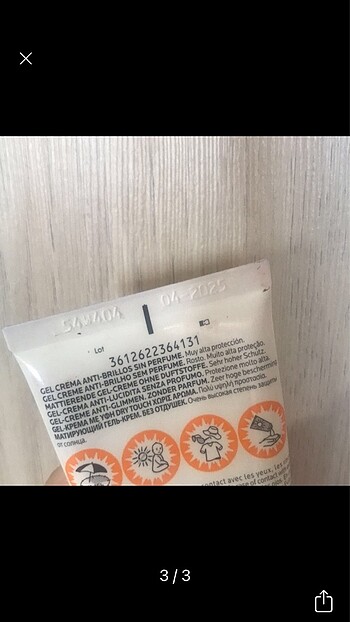 Beden La roche posay güneş kremi