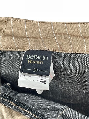36 Beden çeşitli Renk Defacto Kumaş Pantolon %70 İndirimli.