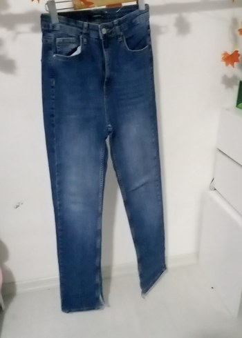 Trendyol & Milla Kadın Mavi Regular Fit Midi Denim Jean