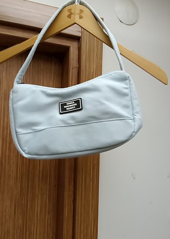 buz mavisi Minimalist Kadın Omuz Çantası
