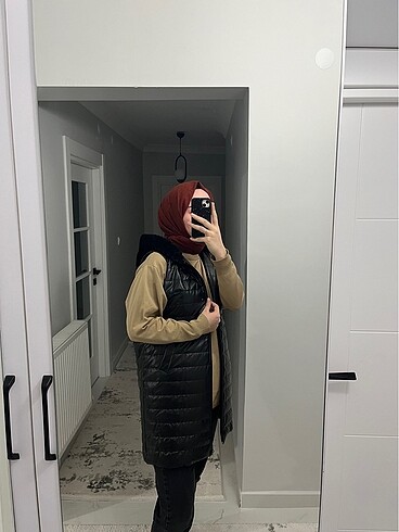 Kürklü şişme yelek