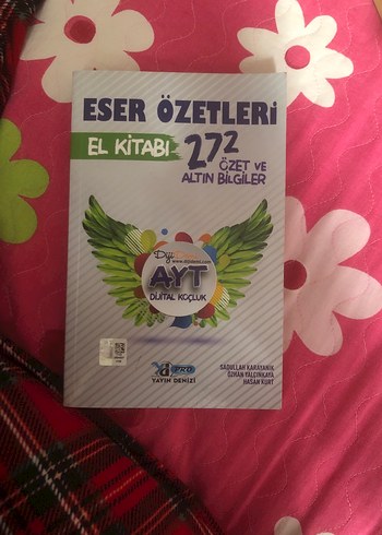 AYT Eser Özetleri El Kitabı 272 Çözet