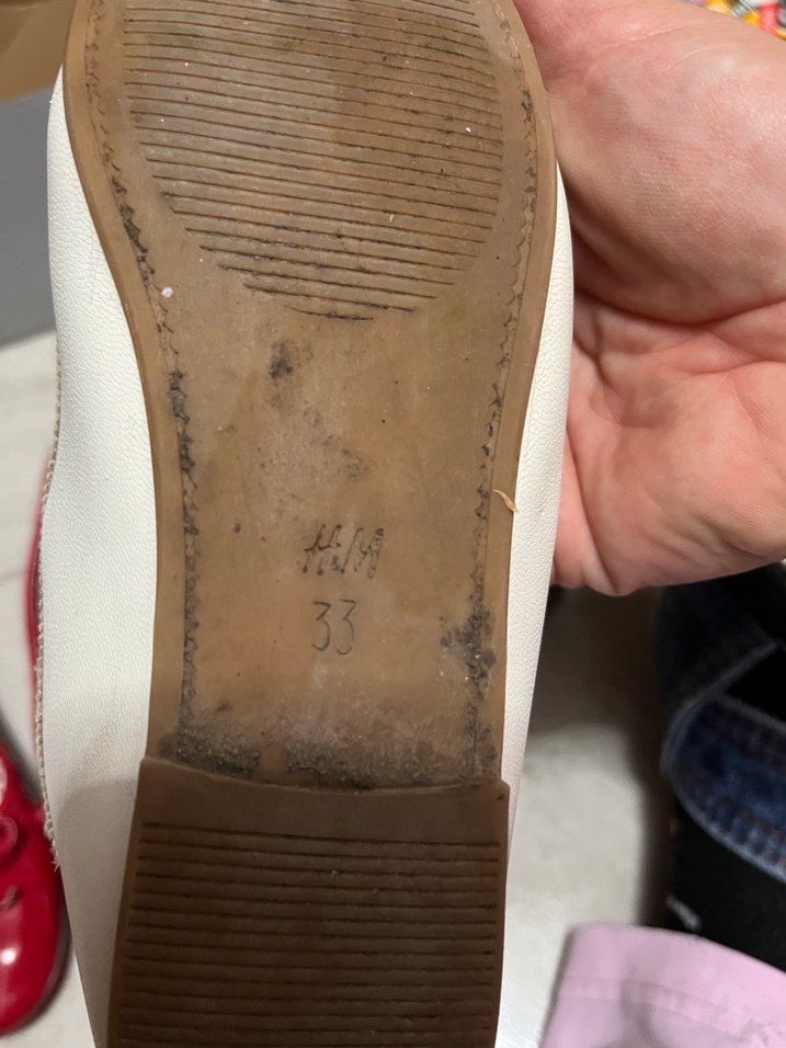 Kız Çocuk Beyaz Babet Ayakkabı - Görsel 5