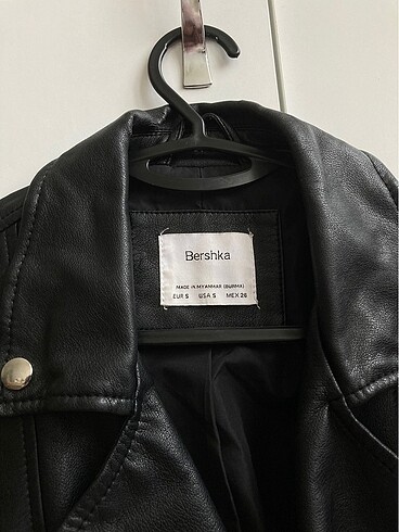 s Beden Bershka deri ceket