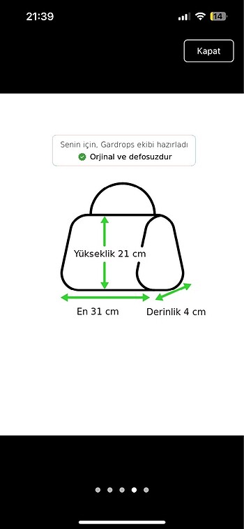 Beden Zara zincir detaylı yeşil çanta