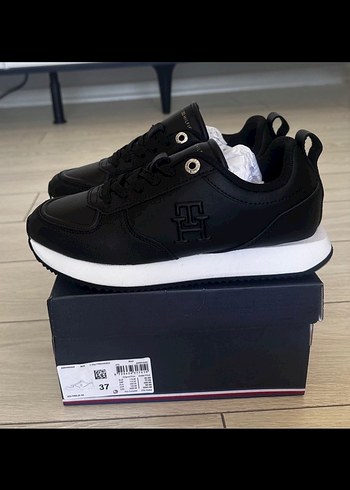 Tommy Hilfiger Siyah Platform Topuklu Kadın Spor Ayakkabı tommy hılfıger 37