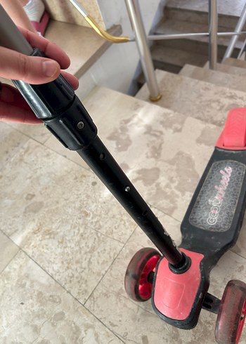 Beden pembe Renk Renkli - pembe Kırmızı Çocuk Scooterı