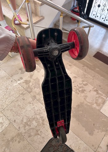 Renkli - pembe Kırmızı Çocuk Scooterı - Görsel 5