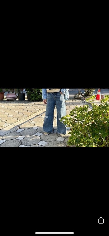 Zara muadili kot pantolon - Görsel 6