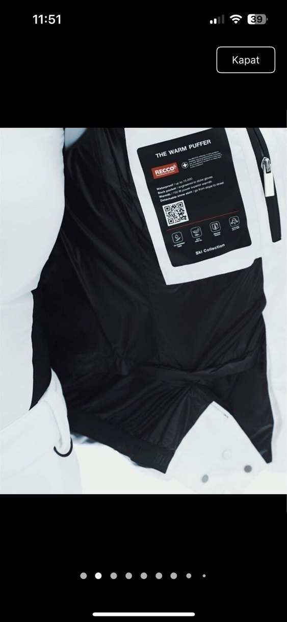 Zara kayak montu - Görsel 3