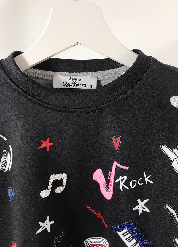 Baskılı sweatshirt  - Görsel 3