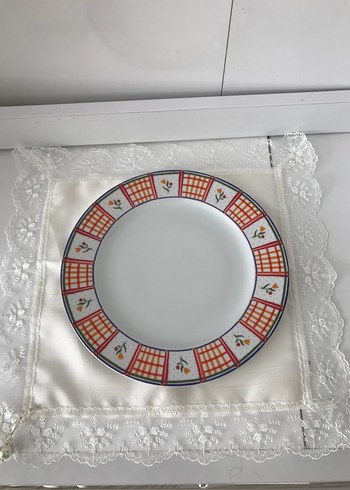 American Vintage İşlemeli Beyaz Dantel Peçete