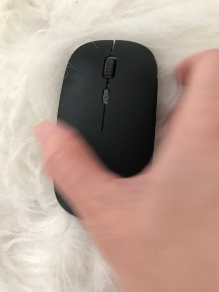 Siyah Kablosuz Mouse - Görsel 3