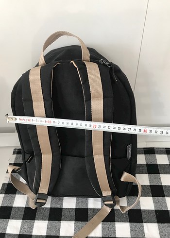 Kadın Siyah Sade Sırt Çantası - Görsel 4