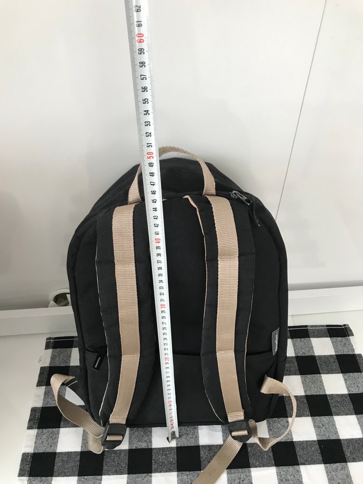 Kadın Siyah Sade Sırt Çantası - Görsel 3