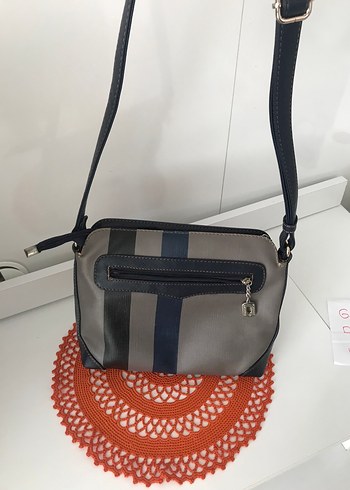 Gri Desenli Kadın Omuz Çantası - Görsel 3