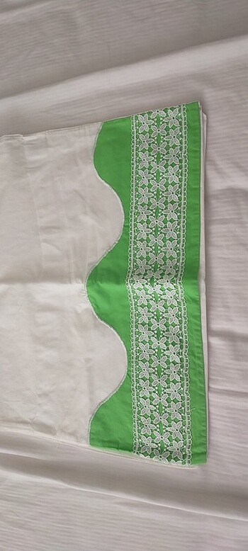 Güpürlü çeyizlik 2 adet yastık - Görsel 2