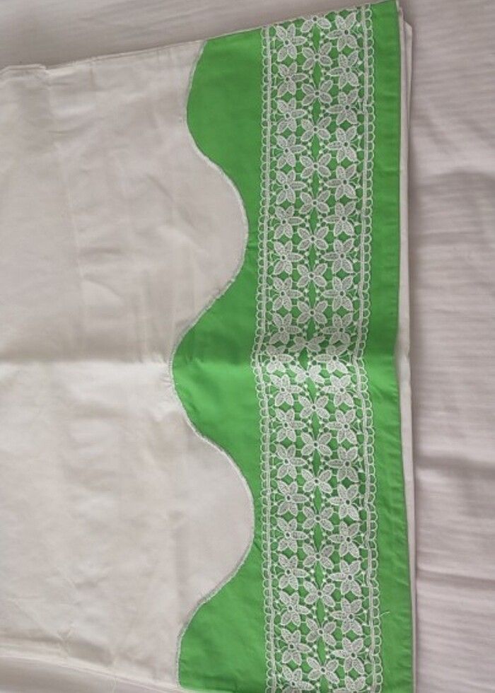 Güpürlü çeyizlik 2 adet yastık - Görsel 2