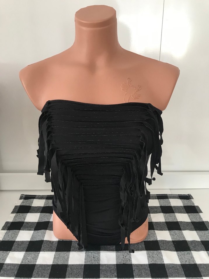 Siyah Mini Fit Göğüs Korsesi - Görsel 2