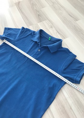 Erkek Mavi Kısa Kollu Polo Tişört - Görsel 3