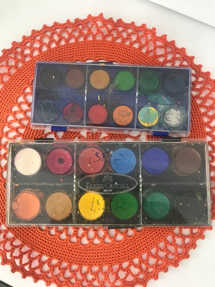 Çok Renkli Koyu Suluboya Boya Seti - Görsel 3