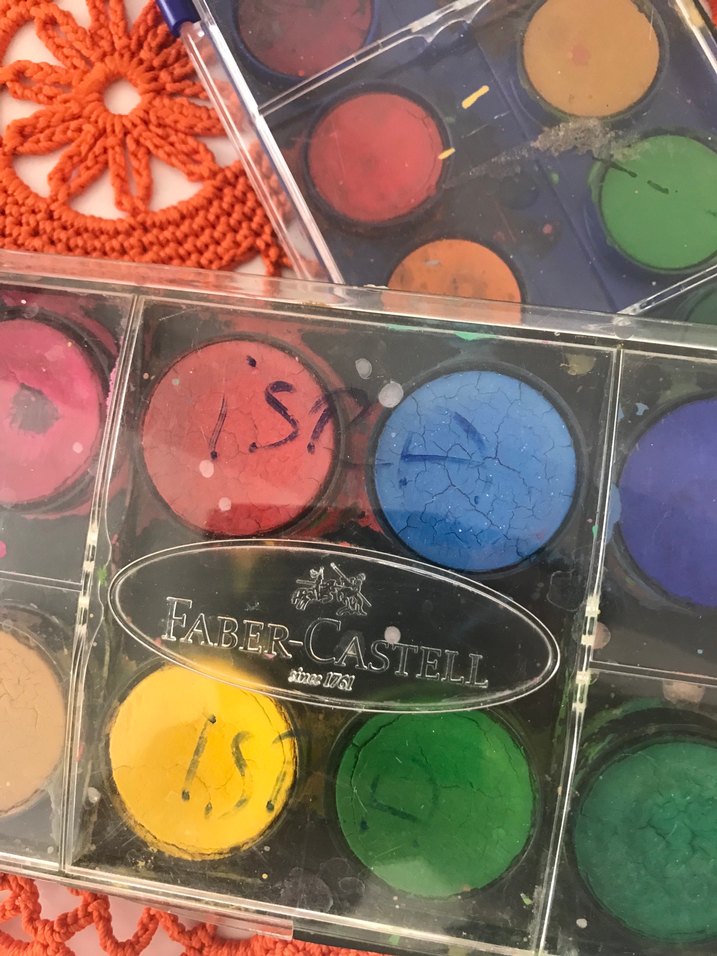 Çok Renkli Koyu Suluboya Boya Seti - Görsel 2