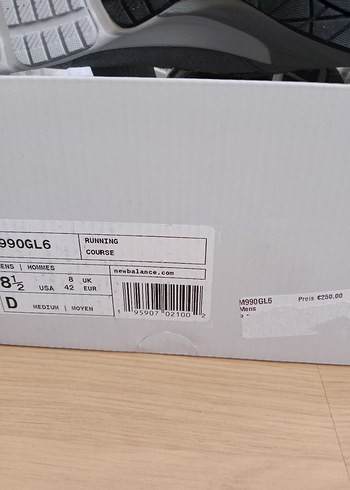 New balance 990 unisex Spor Ayakkabı - Görsel 5