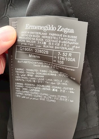 zegna ceket sıfır orijinal - Görsel 8