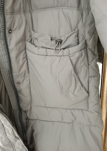 Kadın Uzun Kışlık Düğmeli Mont - Görsel 5