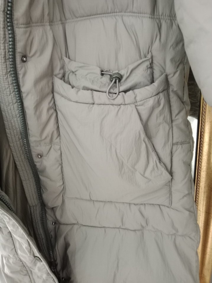 Kadın Uzun Kışlık Düğmeli Mont - Görsel 5