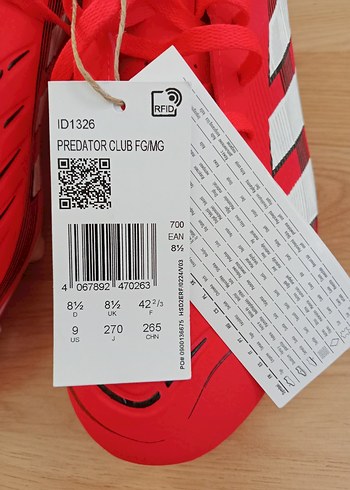 adidas Pembe Predator Erkek Futbol Ayakkabısı - Görsel 5