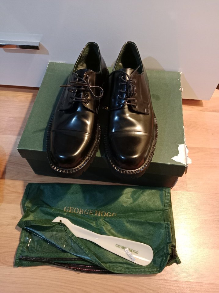 George hogg Erkek Klasik Yeşil Deri Ayakkabı - Görsel 2