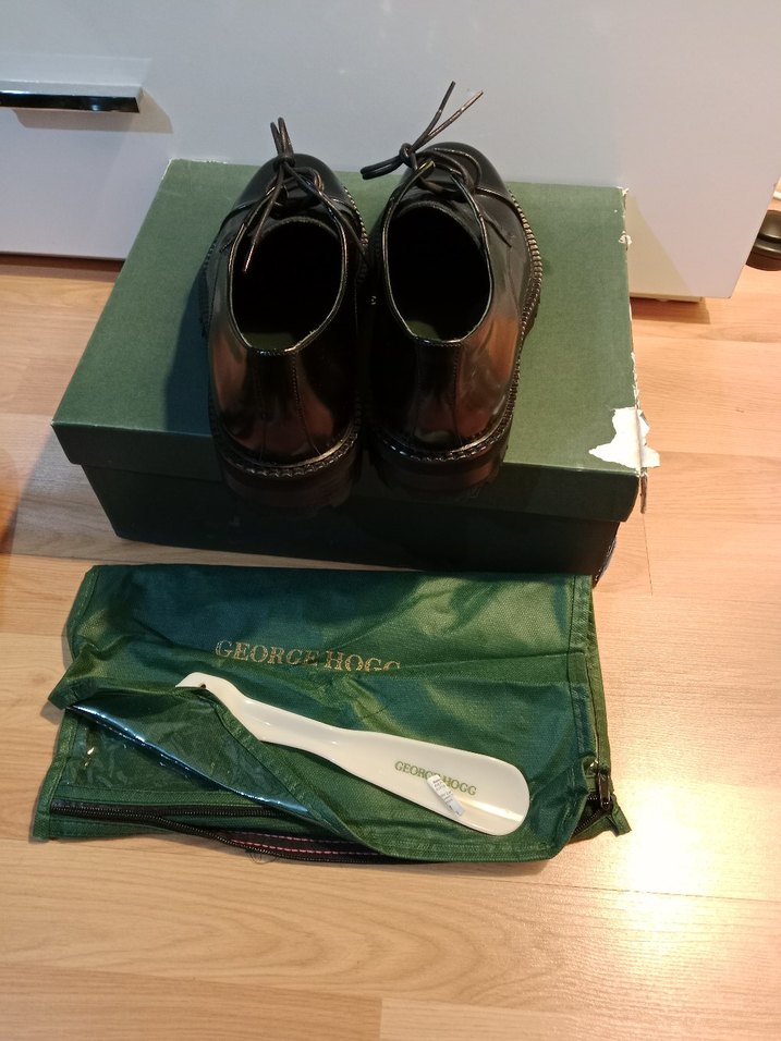 George hogg Erkek Klasik Yeşil Deri Ayakkabı - Görsel 3