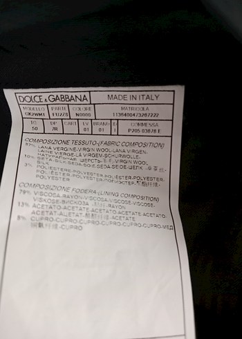 dolce Gabbana Erkek Siyah pantolon - Görsel 4