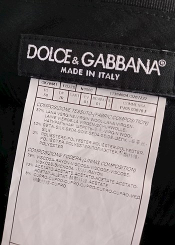 dolce Gabbana Erkek Siyah pantolon - Görsel 5