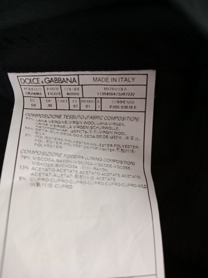 dolce Gabbana Erkek Siyah pantolon - Görsel 4