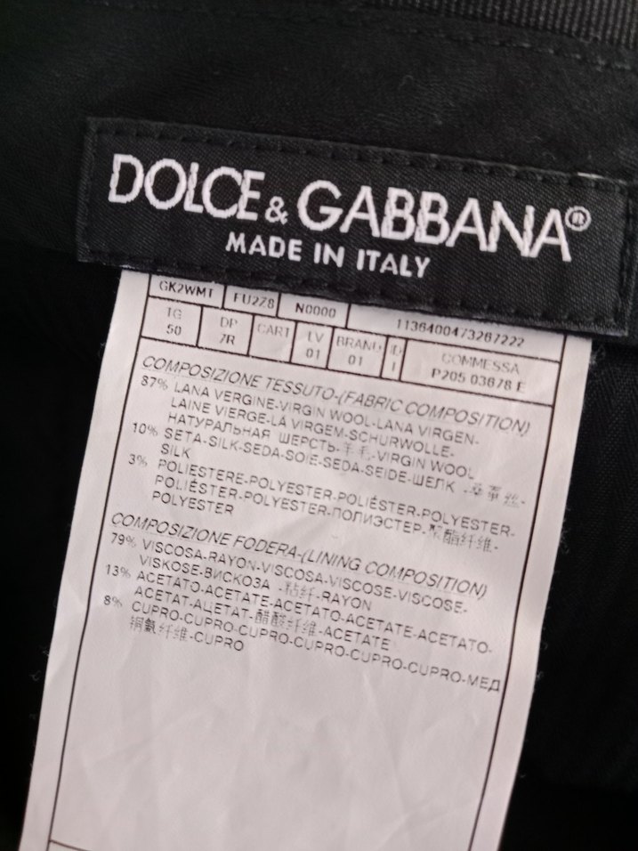 dolce Gabbana Erkek Siyah pantolon - Görsel 5