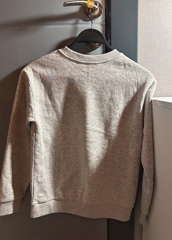 Gri Çocuk Basic Sweatshirt - Görsel 3