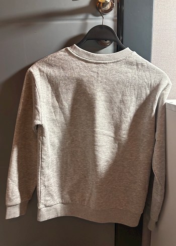 Gri Çocuk Basic Sweatshirt - Görsel 4