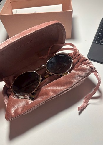 Bej Modern Klasik Kadın Güneş Gözlüğü - Görsel 5