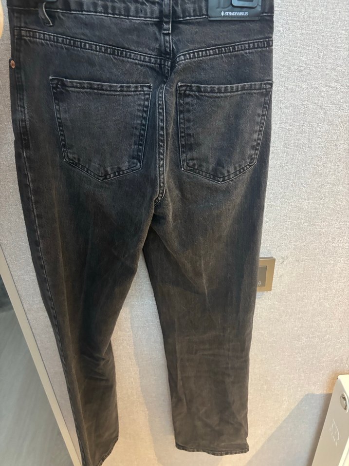 Gri Kadın Denim Midi Boy Jean - Görsel 3