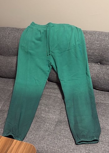 Erkek Yeşil Rahat Kesim Midi Eşofman - Görsel 2