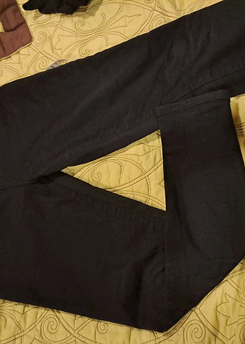 Kadın Siyah likralı Pantolon - Görsel 2