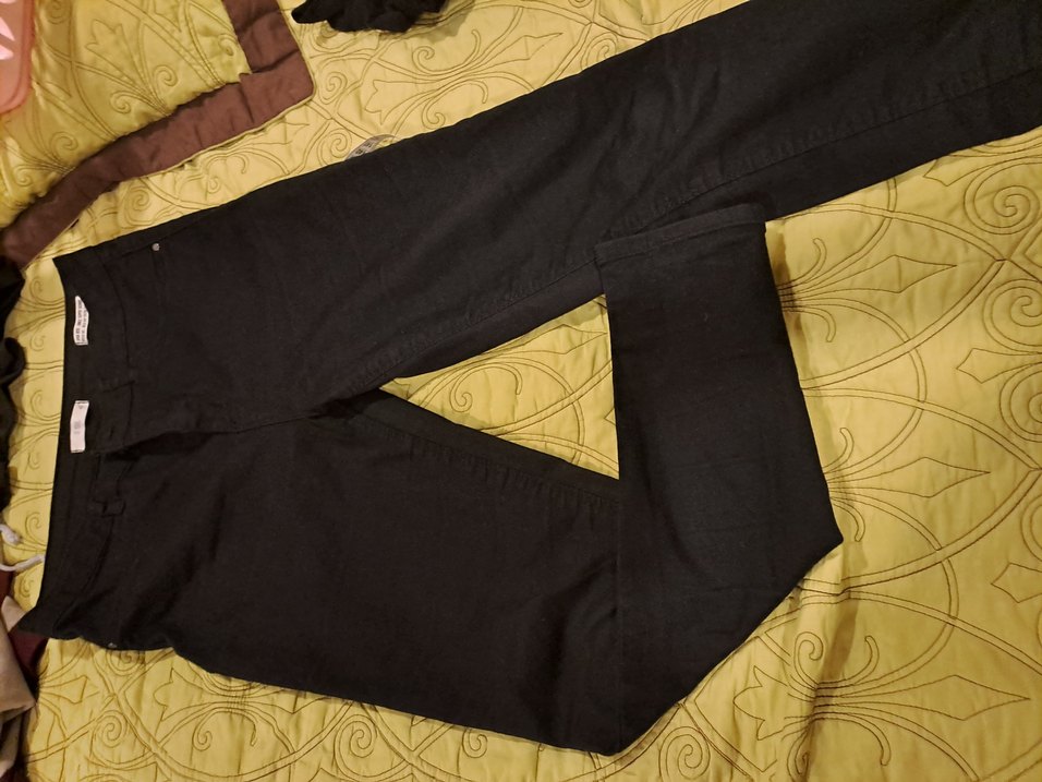 Kadın Siyah likralı Pantolon - Görsel 2