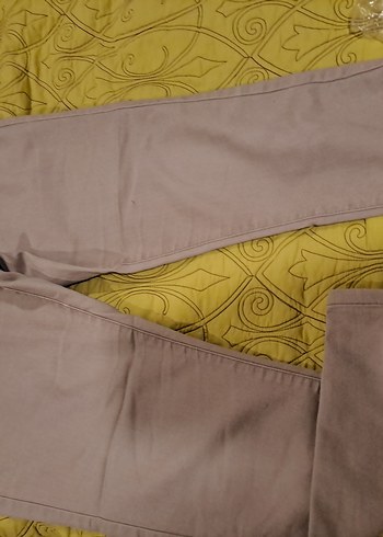 Bej Kadın Kumaş kot  Pantolon - Görsel 3