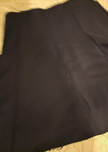 Kadın Siyah Pilili Midi Etek - Görsel 2