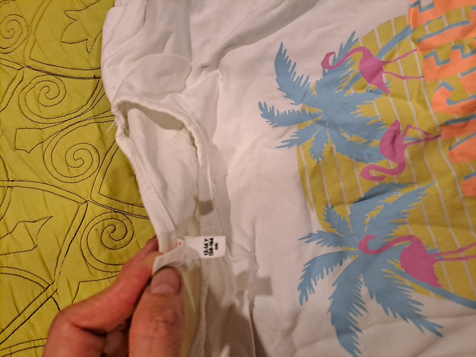 Beyaz Kız Çocuk Baskılı Kısa Kollu Tişört - Görsel 2